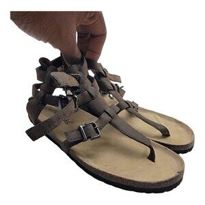 Outwoods Shoes Womens Size 9 Sandals Bork-44 Brown Strappy Adjustable